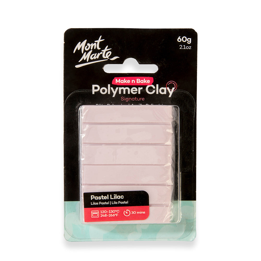 Make n Bake Polymer Clay 60g (2.1oz) - Pastel Lilac 1 pc