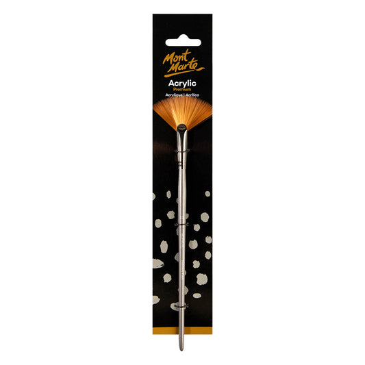 MONT MARTE Artist Brush Taklon Fan 10