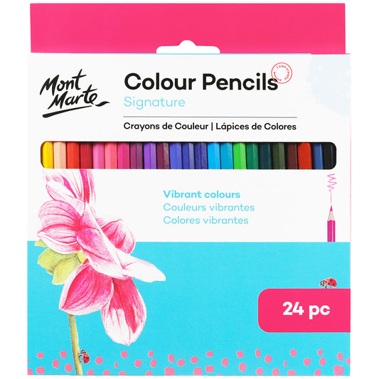 MONT MARTE Color Pencils Essential Colours - 24pcs