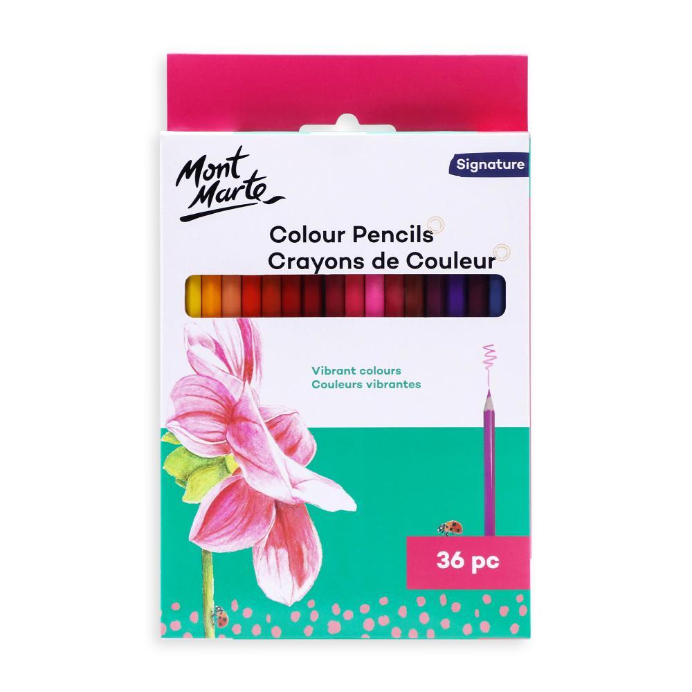 MONT MARTE Colour Pencils Essential Colours - 36pcs