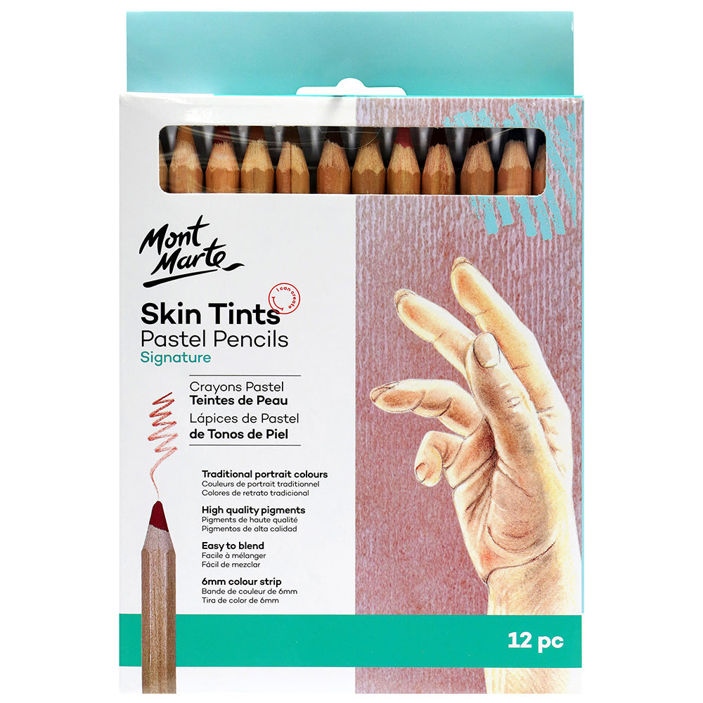 MONT MARTE Soft Core Colour Pencils - 24pc