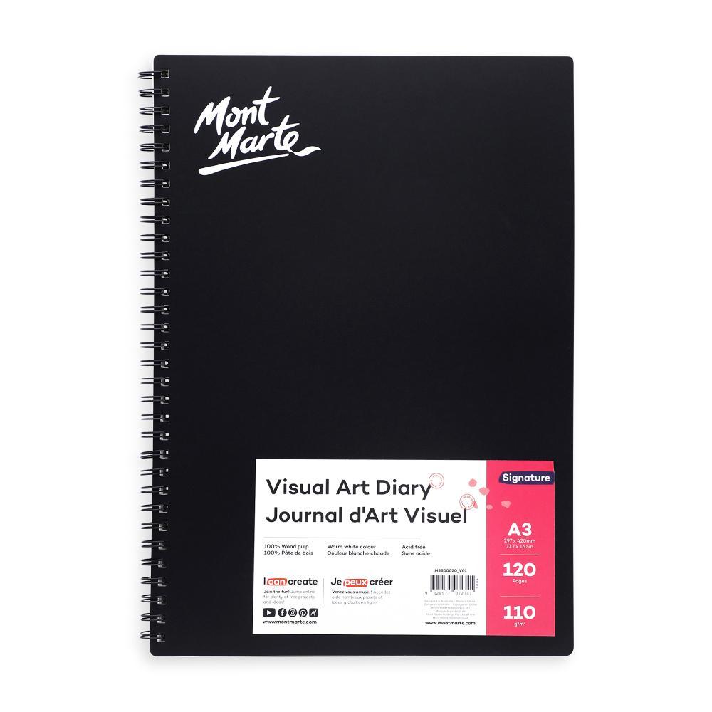 MONT MARTE Visual Art Diary A3 - 120 pages
