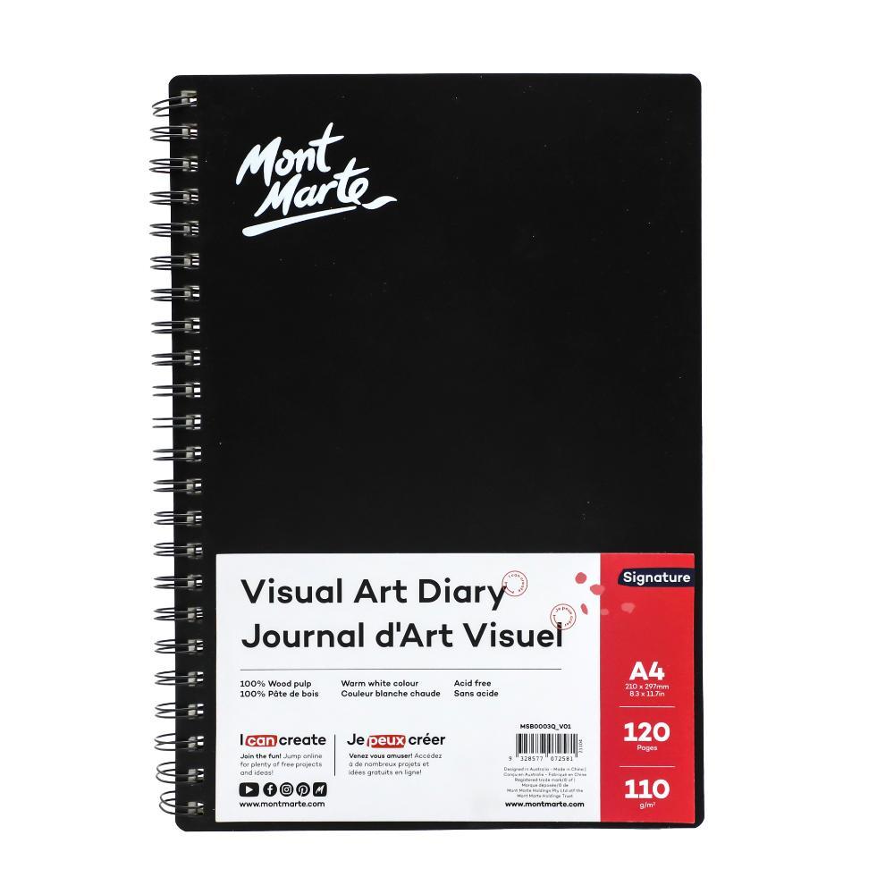 MONT MARTE Visual Art Diary 110gsm - 120 pages - A4