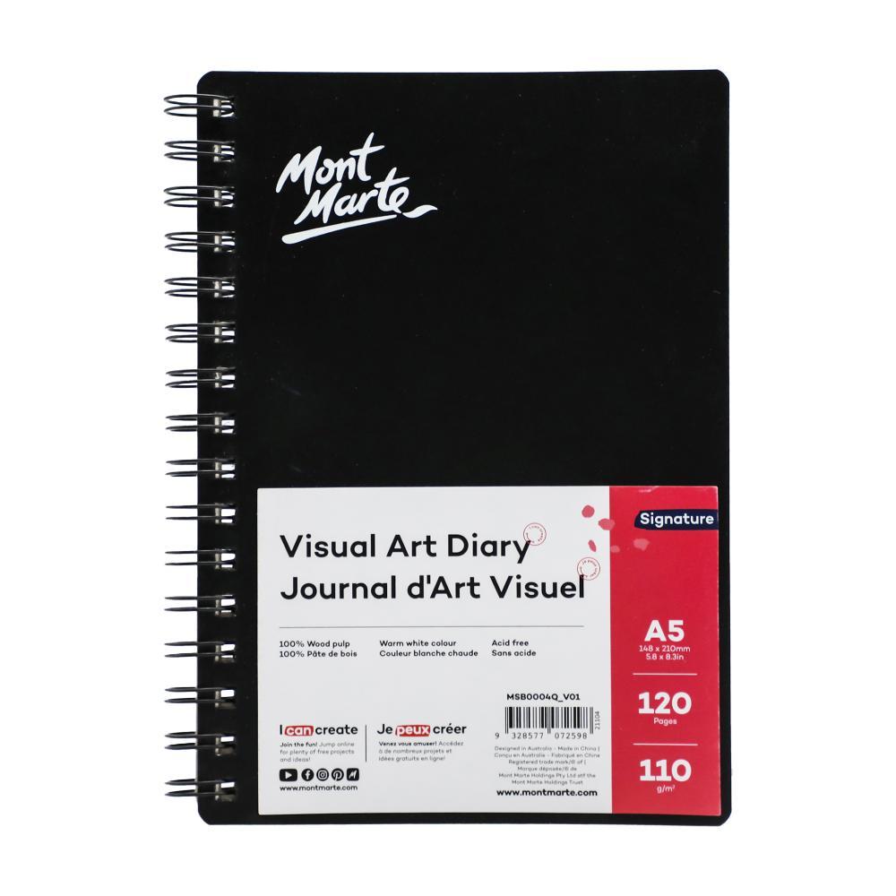MONT MARTE Visual Art Diary A5 - 120 pages