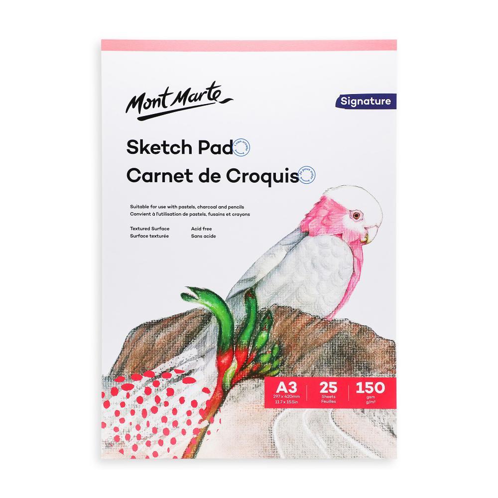 MONT MARTE Sketch Pad 150gsm A3 - 25 sheets