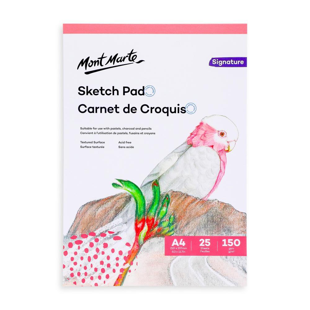 MONT MARTE Sketch Pad 150gsm - 25 Sheets - A4