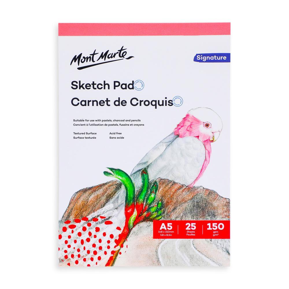 MONT MARTE Sketch Pad 150gsm - 25 Sheets - A5
