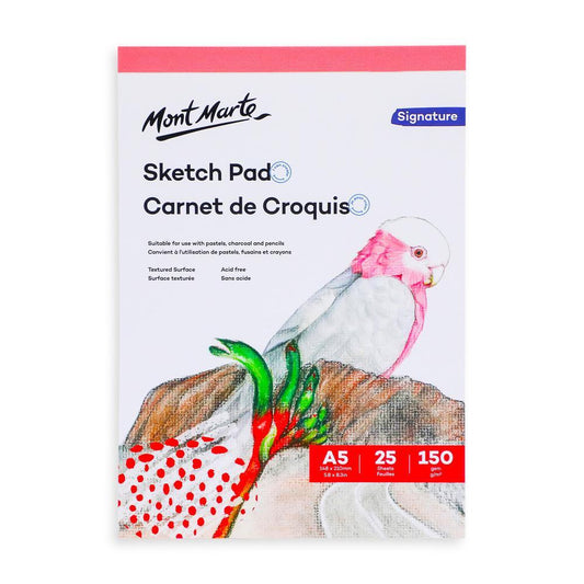 MONT MARTE Sketch Pad 150gsm - 25 Sheets - A5