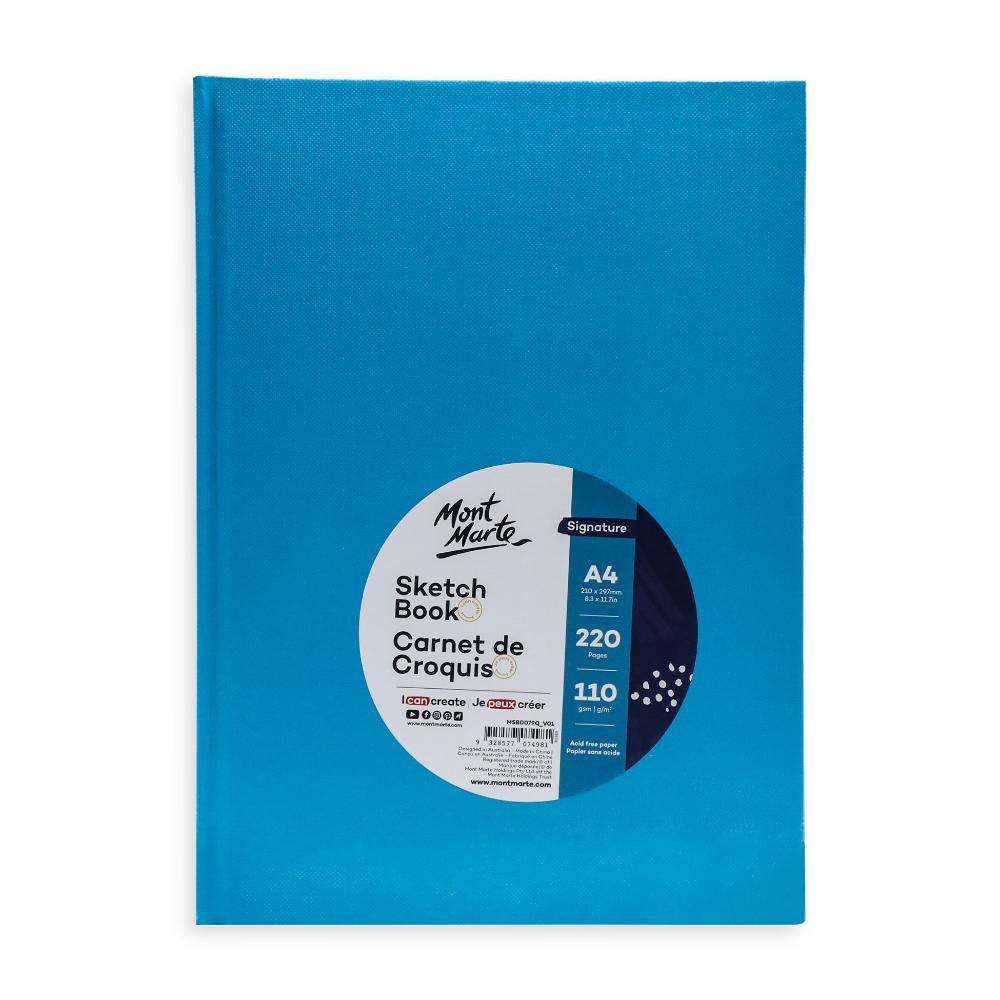 MONT MARTE Sketch Book Hard Cover 110g A4 - 220pgs