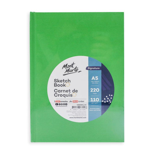 MONT MARTE Sketch Book Hard Cover 110g A5 - 220pgs