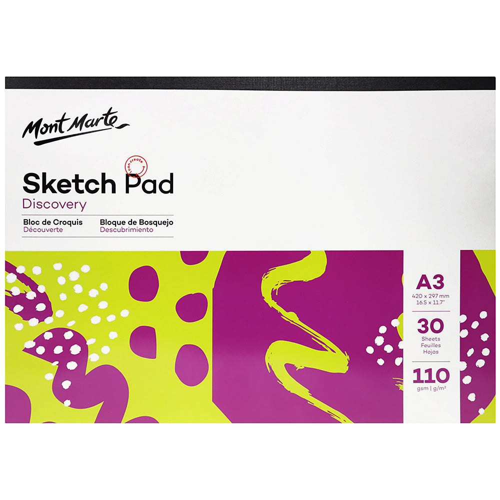 MONT MARTE Sketch Pad A3 - 30 Sheets