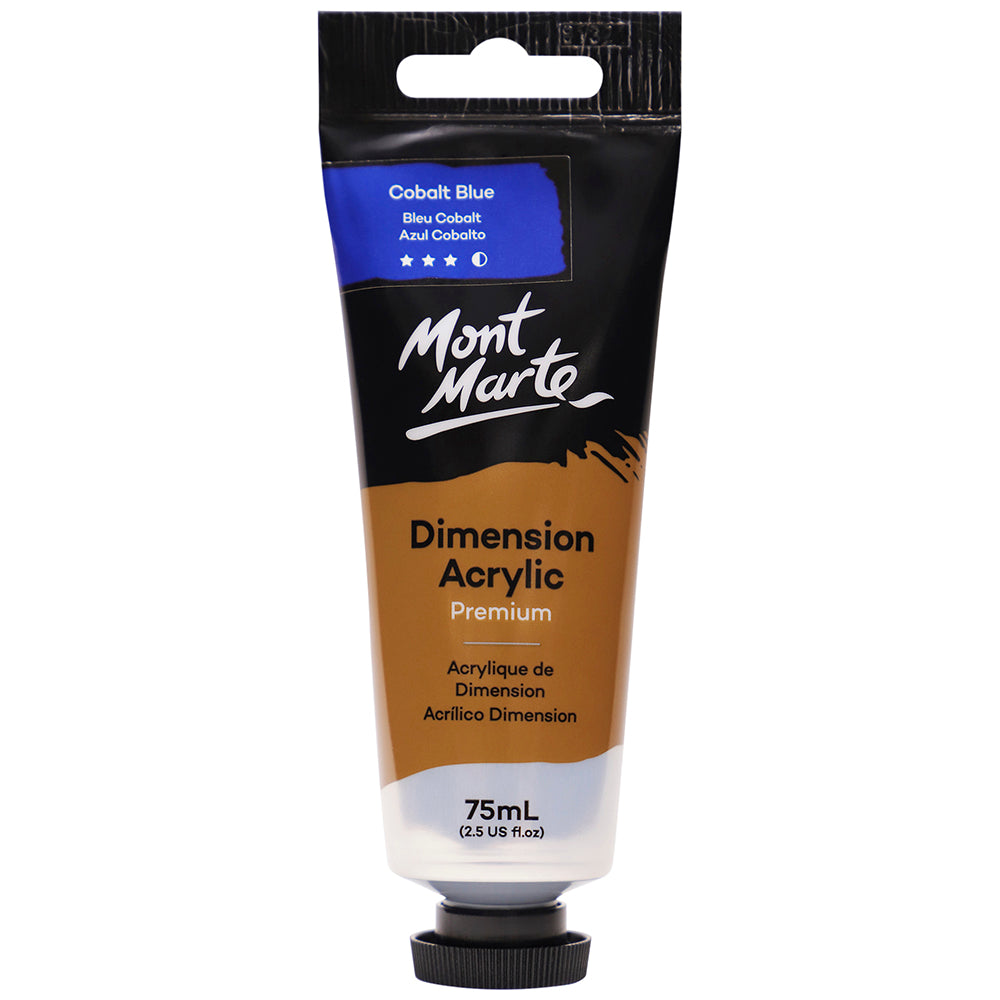MONT MARTE Dimension Acrylic Paint - 75ml - Cobalt Blue