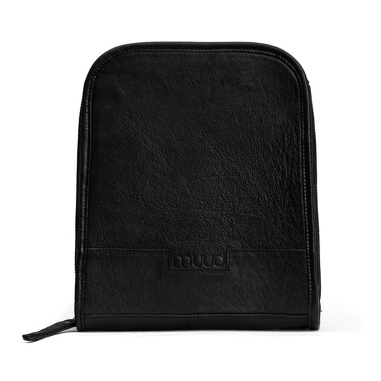 Voss Black - Leather needle case 25cm x 22cm x 7cm (9.84in x 8.66in x 2.75in)