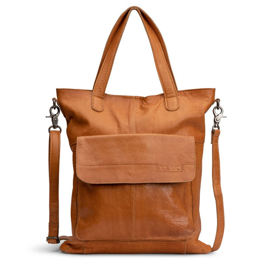 Arendal Whisky - Leather project bag 35cm x 34cm (13.77in x 13.38in)