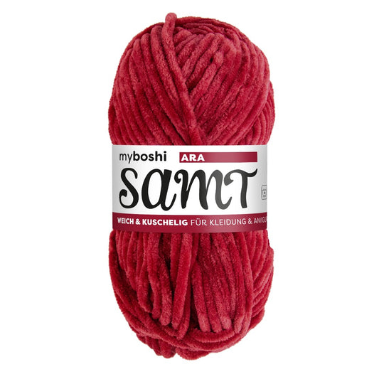 MYBOSHIYARNS Samt Parrot - 100 g (3.53 oz) - 100 m (109 yds) - Bulky 5-Weight (Green)