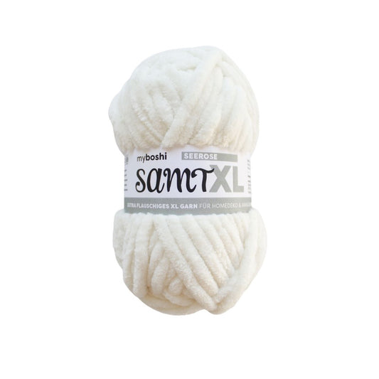 MYBOSHIYARNS Samt XL Water Lily - 100 g (3.53 oz) - 40 m (44 yds) - Super Bulky 6-Weight (Pink)