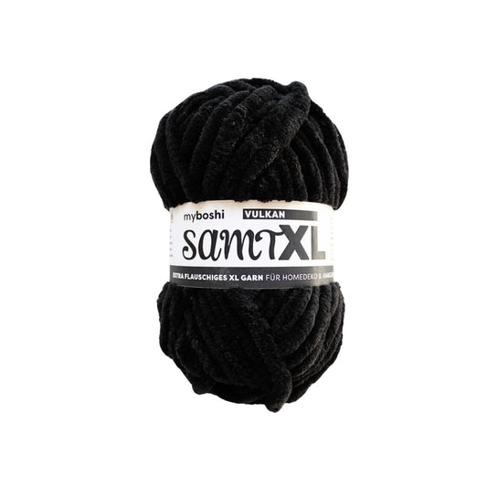 MYBOSHIYARNS Samt XL Volcano - 100 g (3.53 oz) - 40 m (44 yds) - Super Bulky 6-Weight (Red)