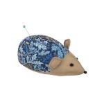 HOBBY GIFT Hedgehog Pincushion Woodblock Floral