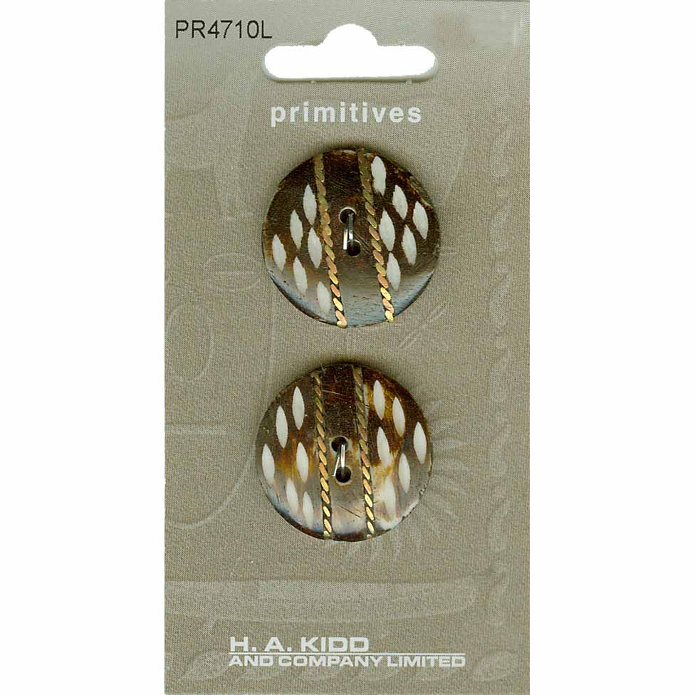 ELAN 2 Hole Button - 21mm (⅞") - 2 count
