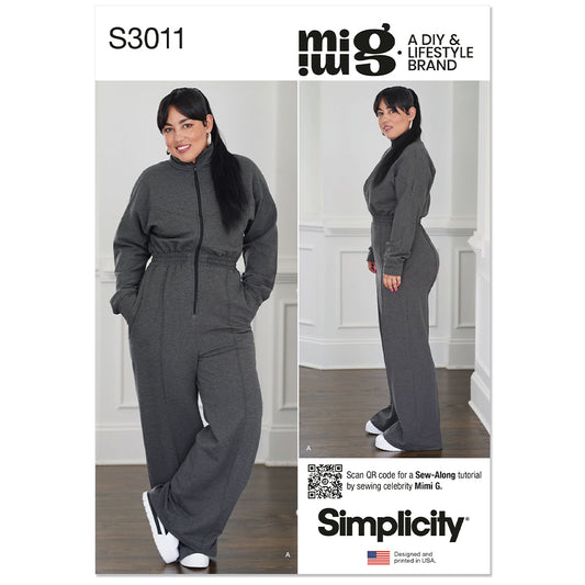 SIMPLICITY Misses and Womens Jumpsuit by Mimi G Style
