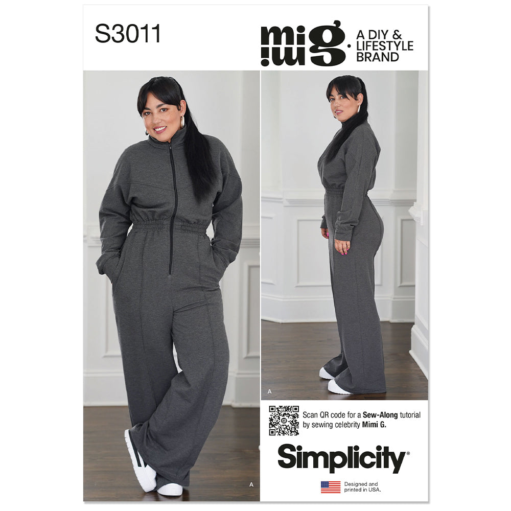 SIMPLICITY Misses and Womens Jumpsuit by Mimi G Style