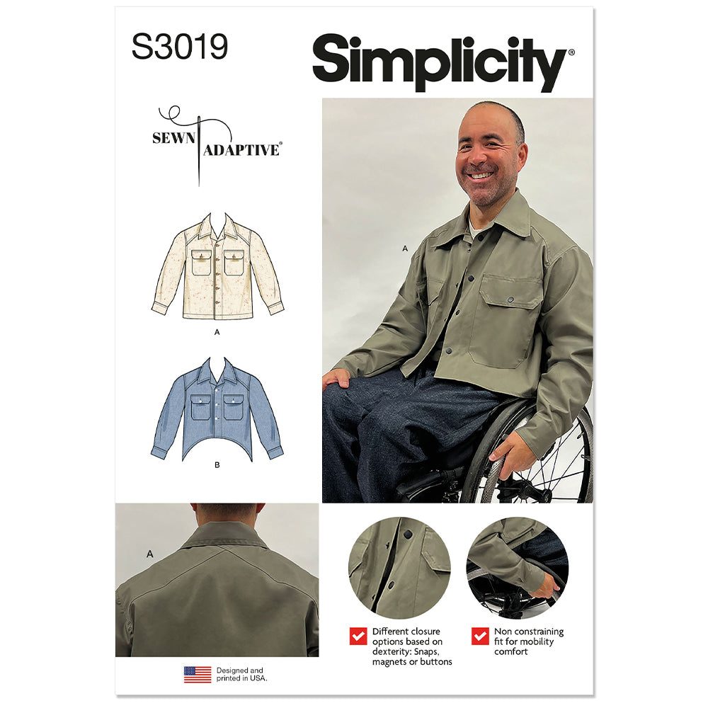 SIMPLICITY Unisex Adaptive Shacket by Sewn Adaptive