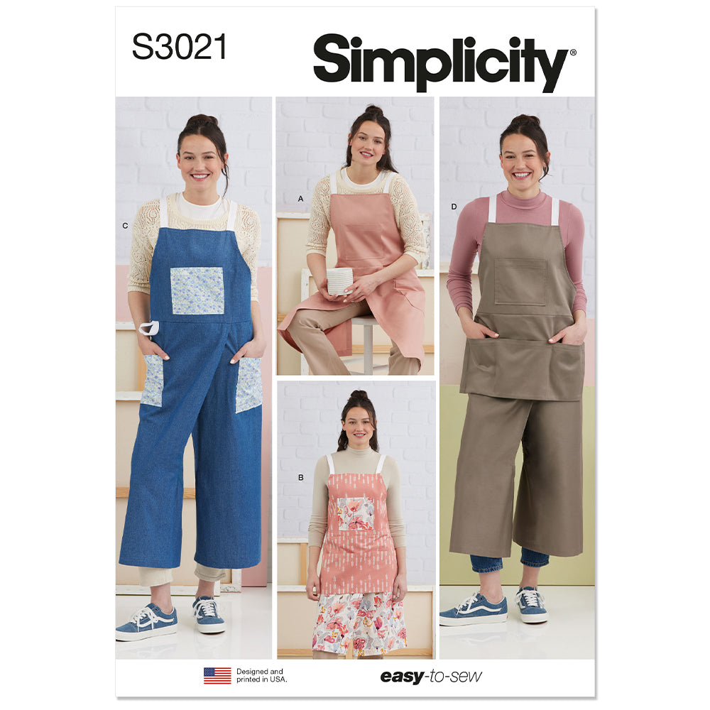 SIMPLICITY Misses Aprons and Pant Aprons