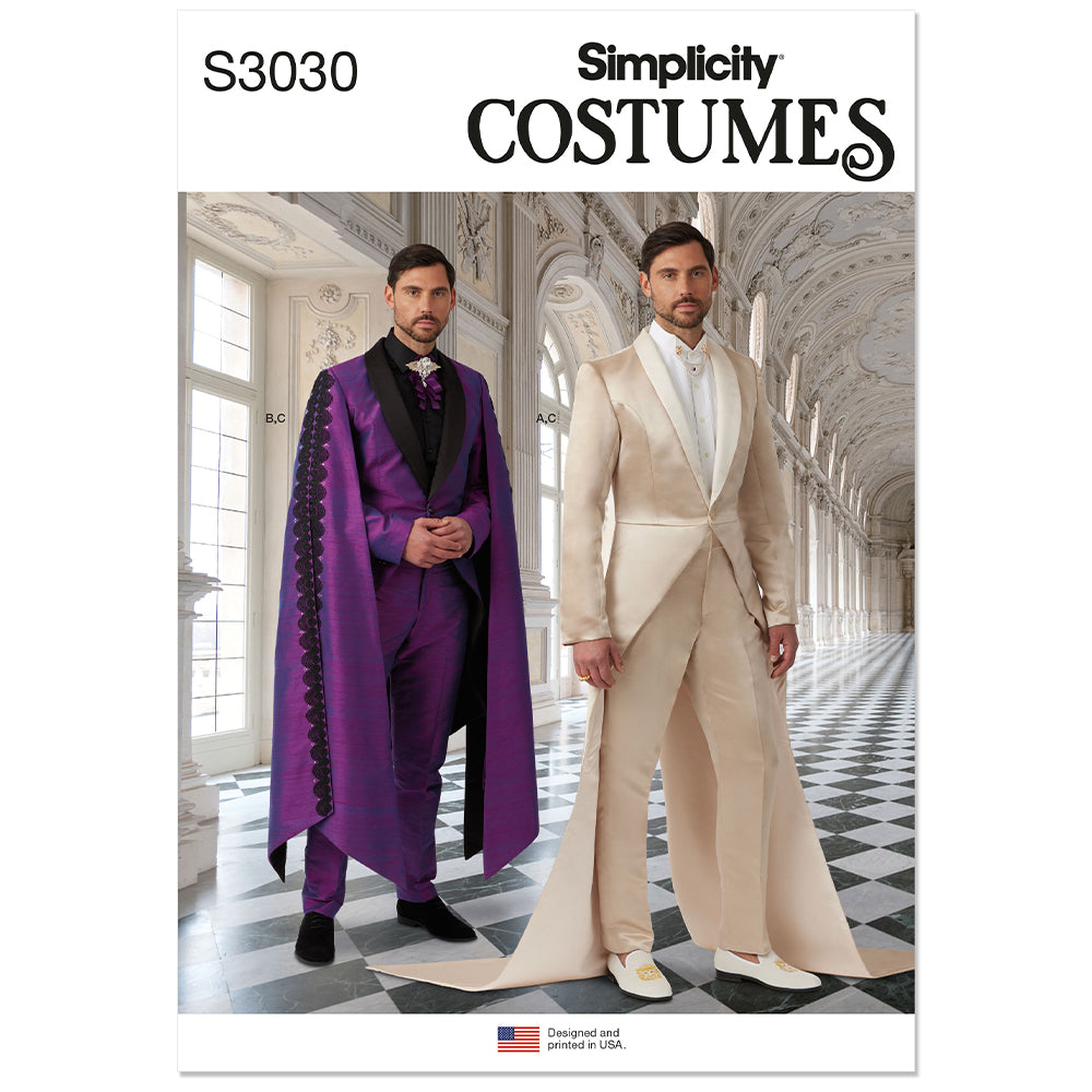 SIMPLICITY Mens Costume Suits