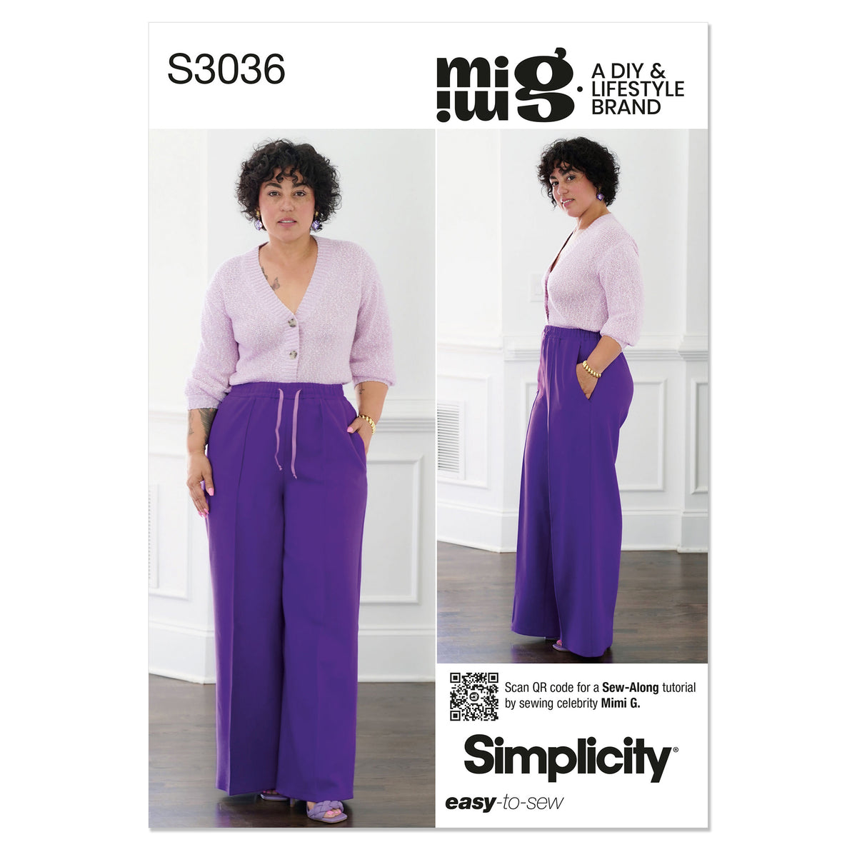 SIMPLICITY Misses Pants by Mimi G Style