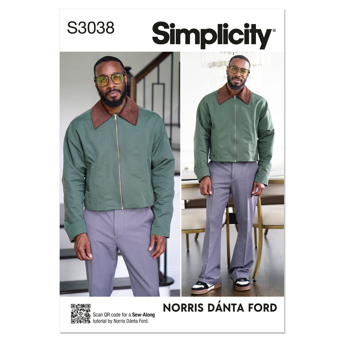 SIMPLICITY Mens Jacket by Norris Dánta Ford