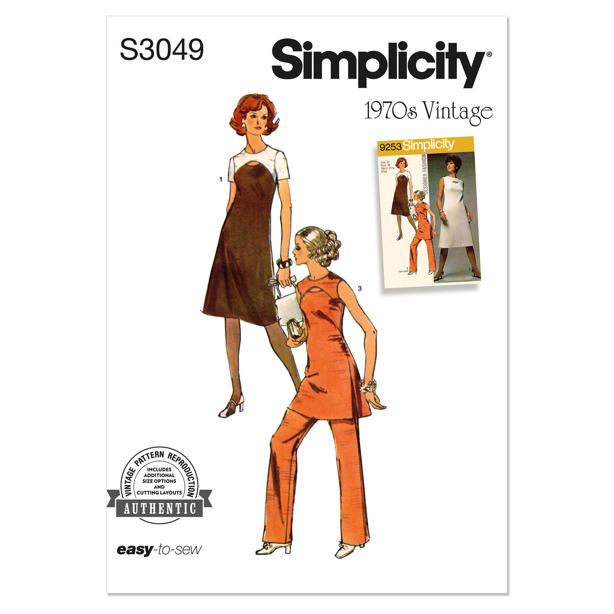 SIMPLICITY Misses Dress, Tunic and Pants