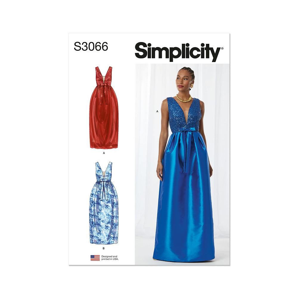 SIMPLICITY S3066 Misses' Special Occasion Gowns