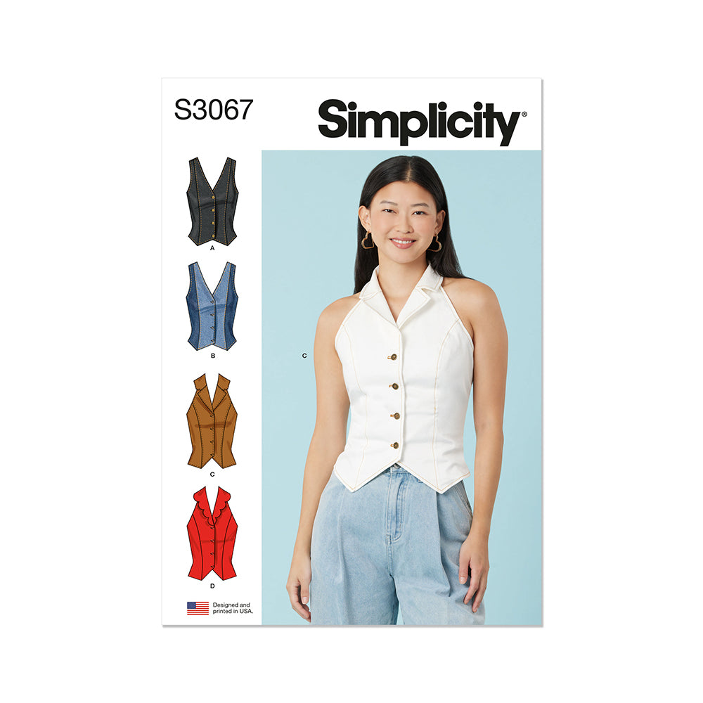 SIMPLICITY S3067 Misses' Tops