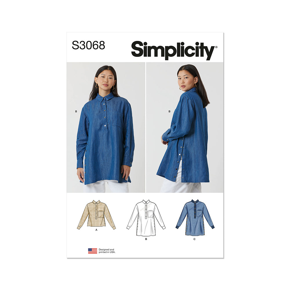 SIMPLICITY S3068 Misses' Top and Tunics