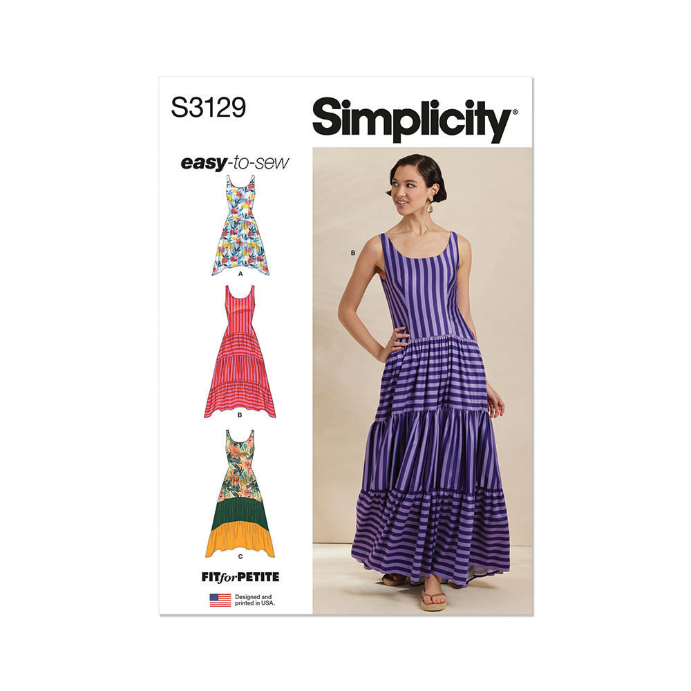 SIMPLICITY Misses Dresses with Petite Lines