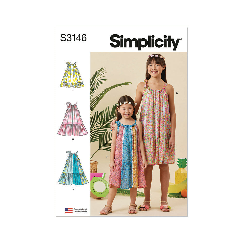 SIMPLICITY Childrens and Girls Dresses