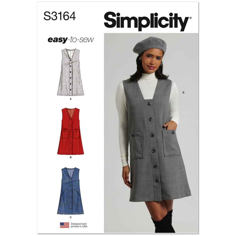 SIMPLICITY S3164 Misses' and Miss Petite Jumper