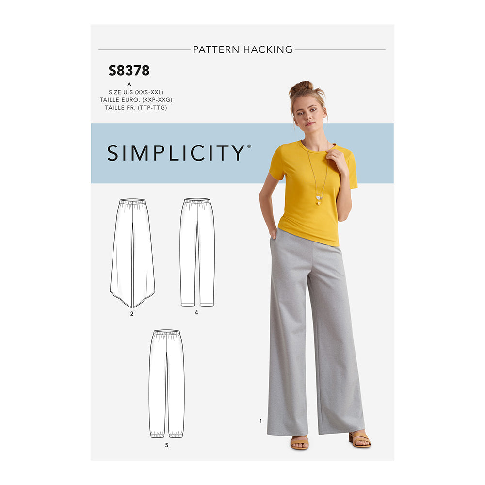 SIMPLICITY S8378 Misses' Pants Hack