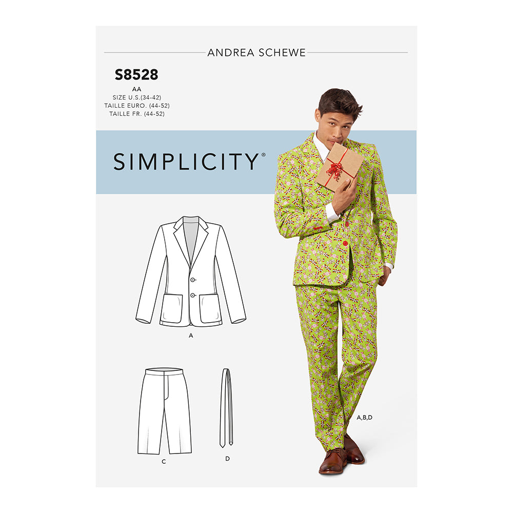 SIMPLICITY S8528 Men’s Costume Suit