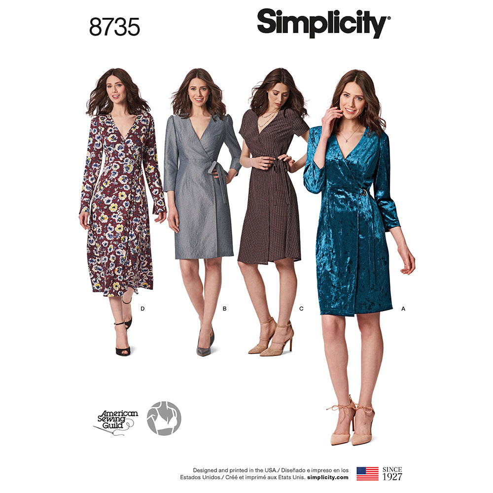 SIMPLICITY S8735 Misses' Petite Dress