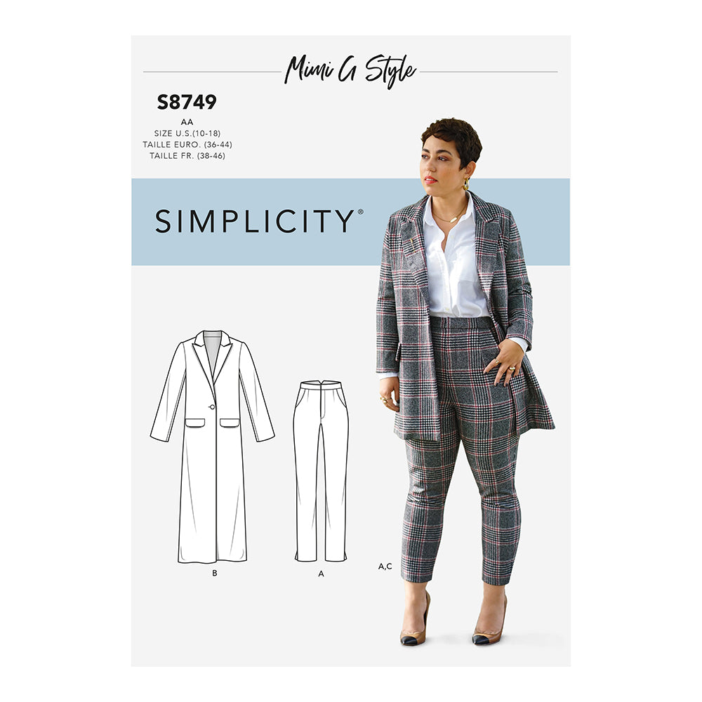 SIMPLICITY S8749 Misses' Plus Size Mimi Sport