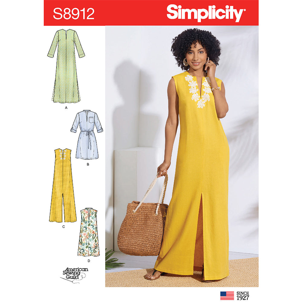 SIMPLICITY S8912 Misses' Dress