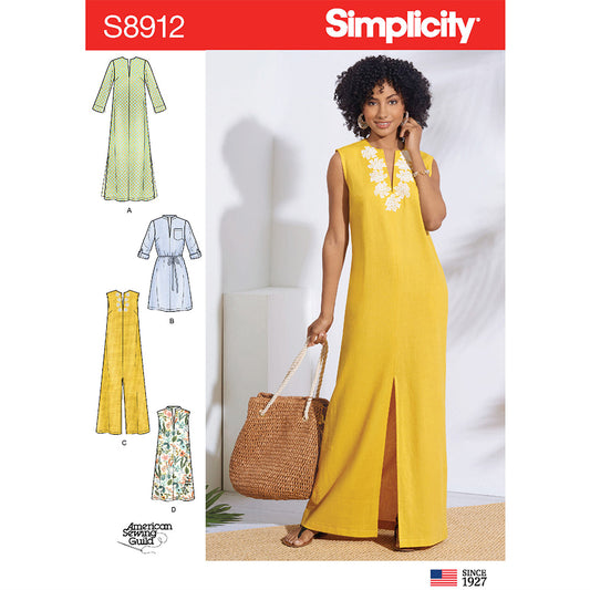 SIMPLICITY S8912 Misses' Dress