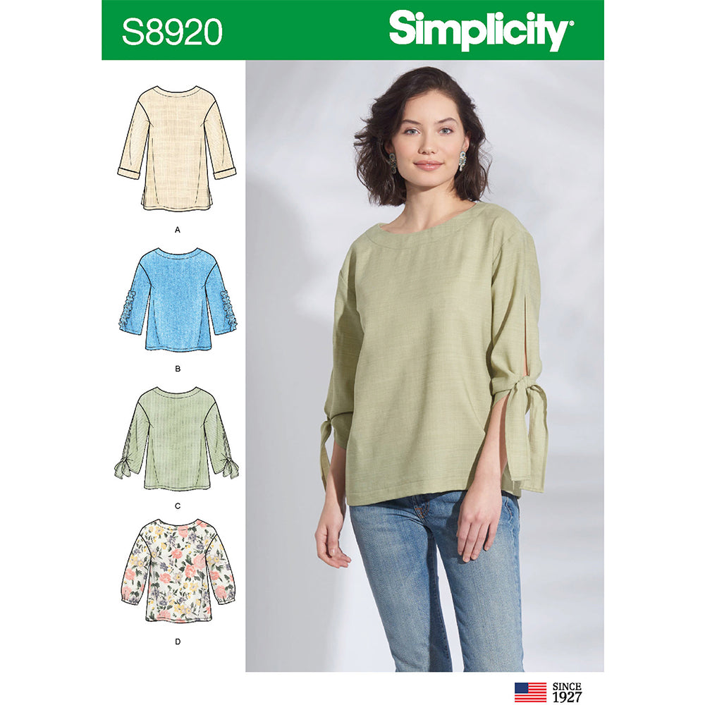 SIMPLICITY S8920 Misses' Top And Vest
