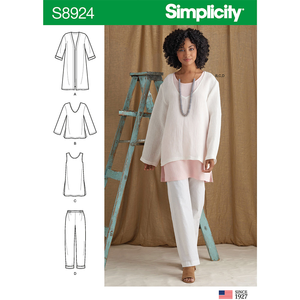 SIMPLICITY S8924 Misses' Sportswear