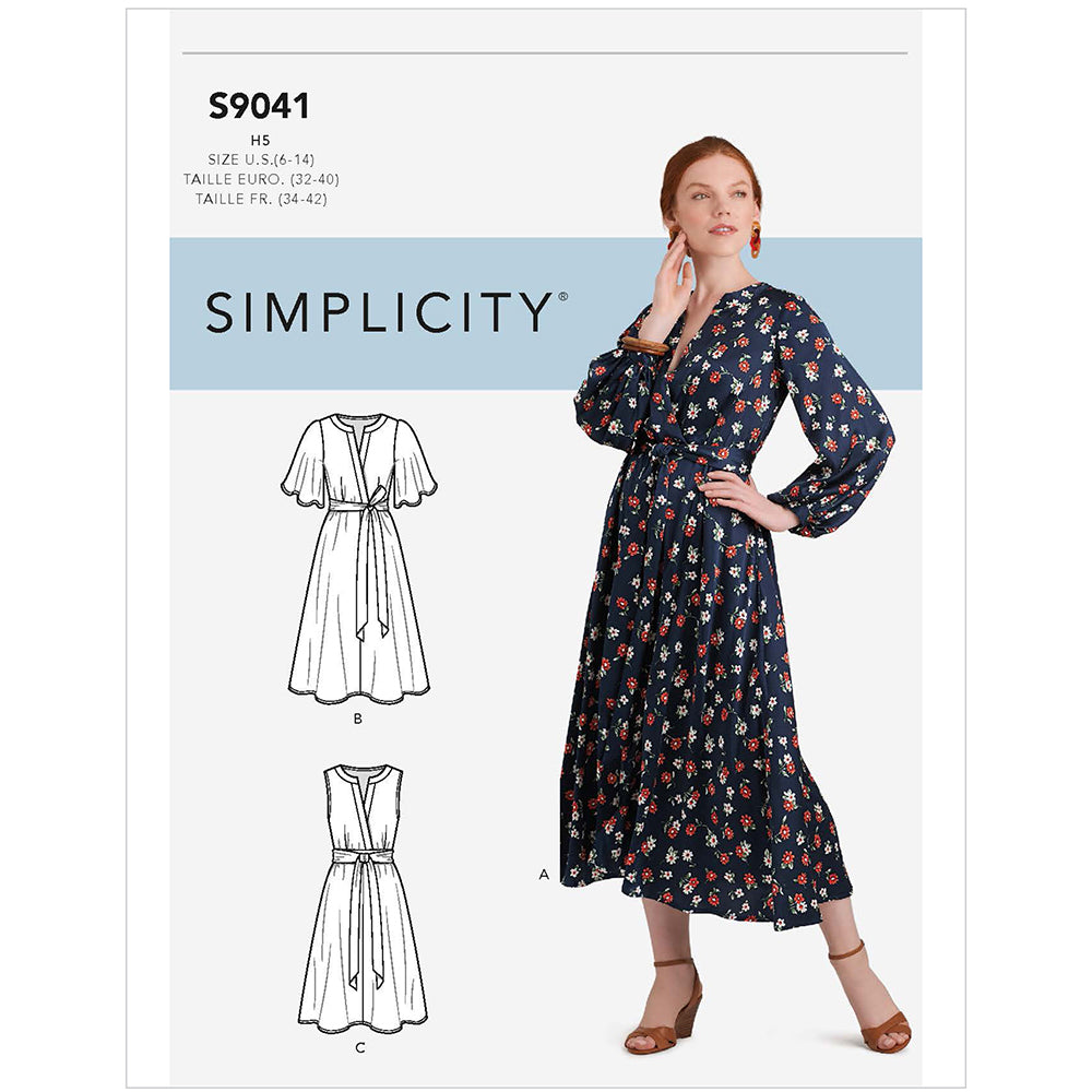 SIMPLICITY S9041 Misses' Shirt Dress