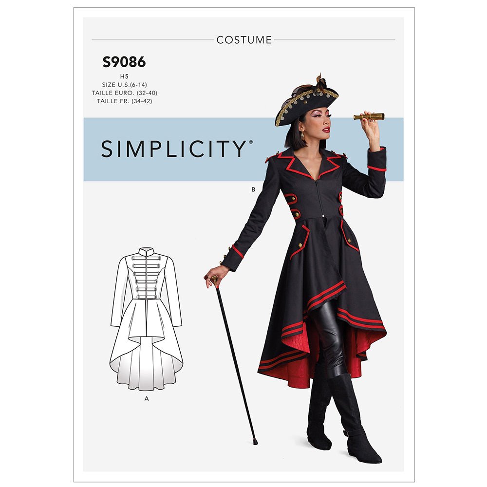 SIMPLICITY S9086 Misses' Steampunk Costume