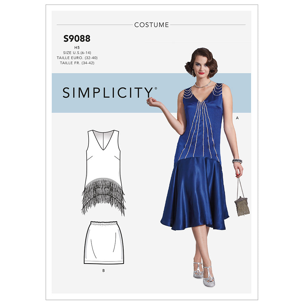 SIMPLICITY S9088 Misses' Historical Costume