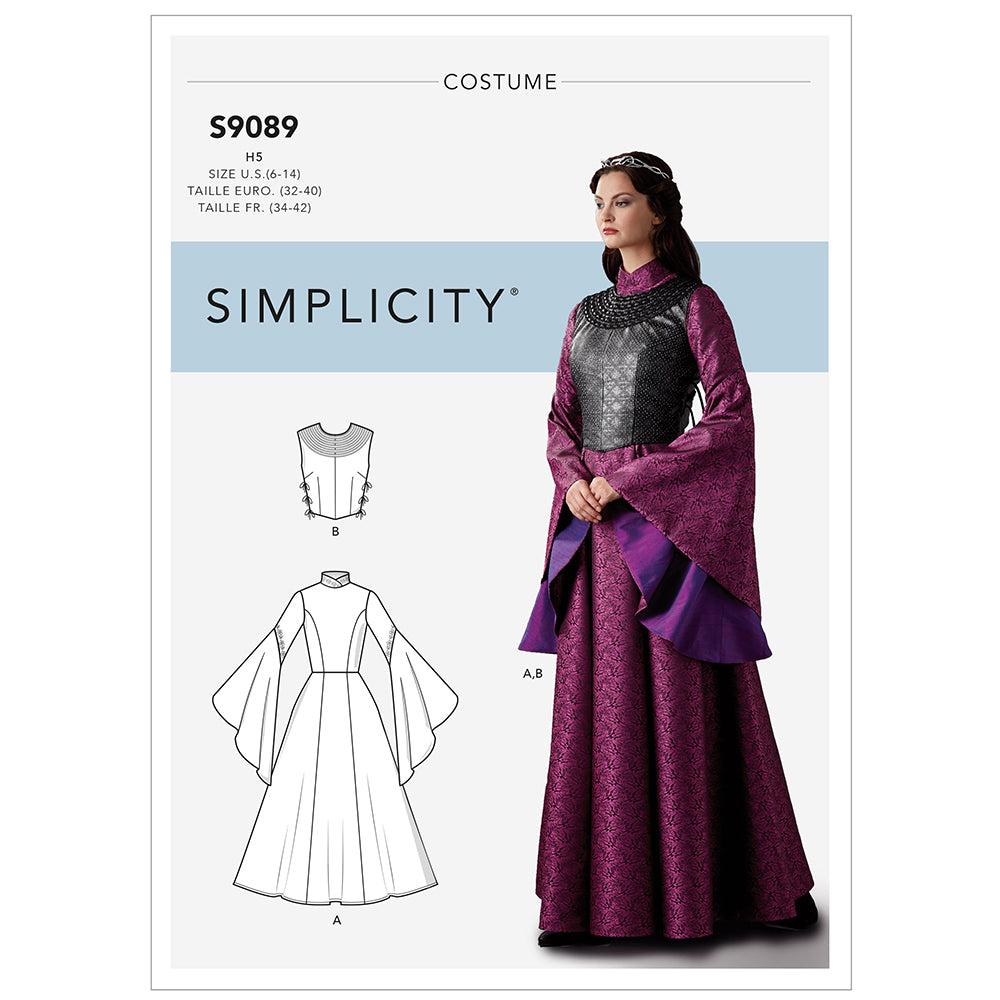 SIMPLICITY S9089 Misses' Fantasy Costume
