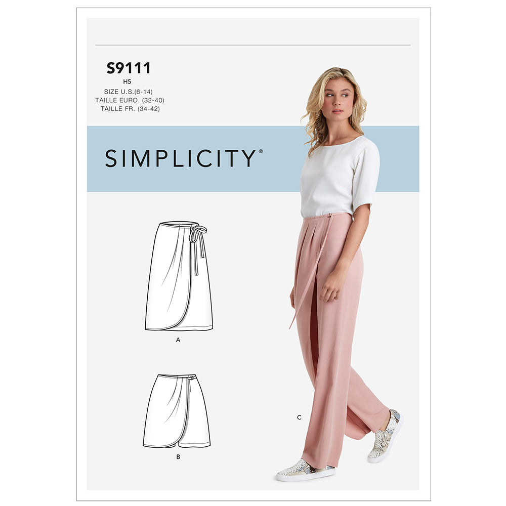 SIMPLICITY S9111 Misses' Skirt Shorts